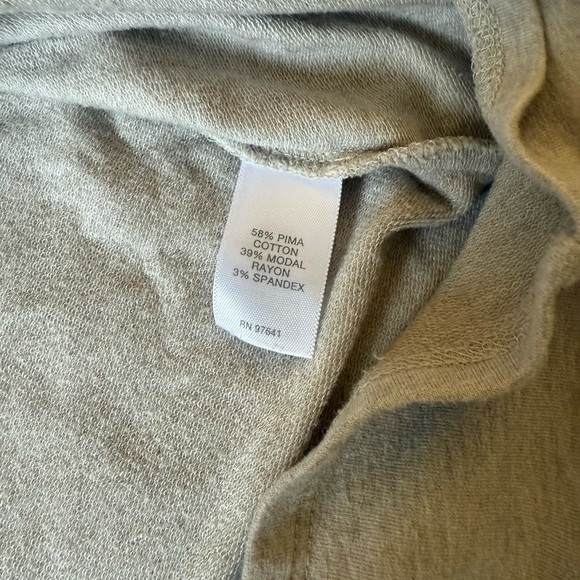 PURE JILL J JILL WOMEN’S 3/4 SLEEVE TUNIC TOP BEIGE SIZE XS PIMA COTTON CASUAL - Picture 5 of 6